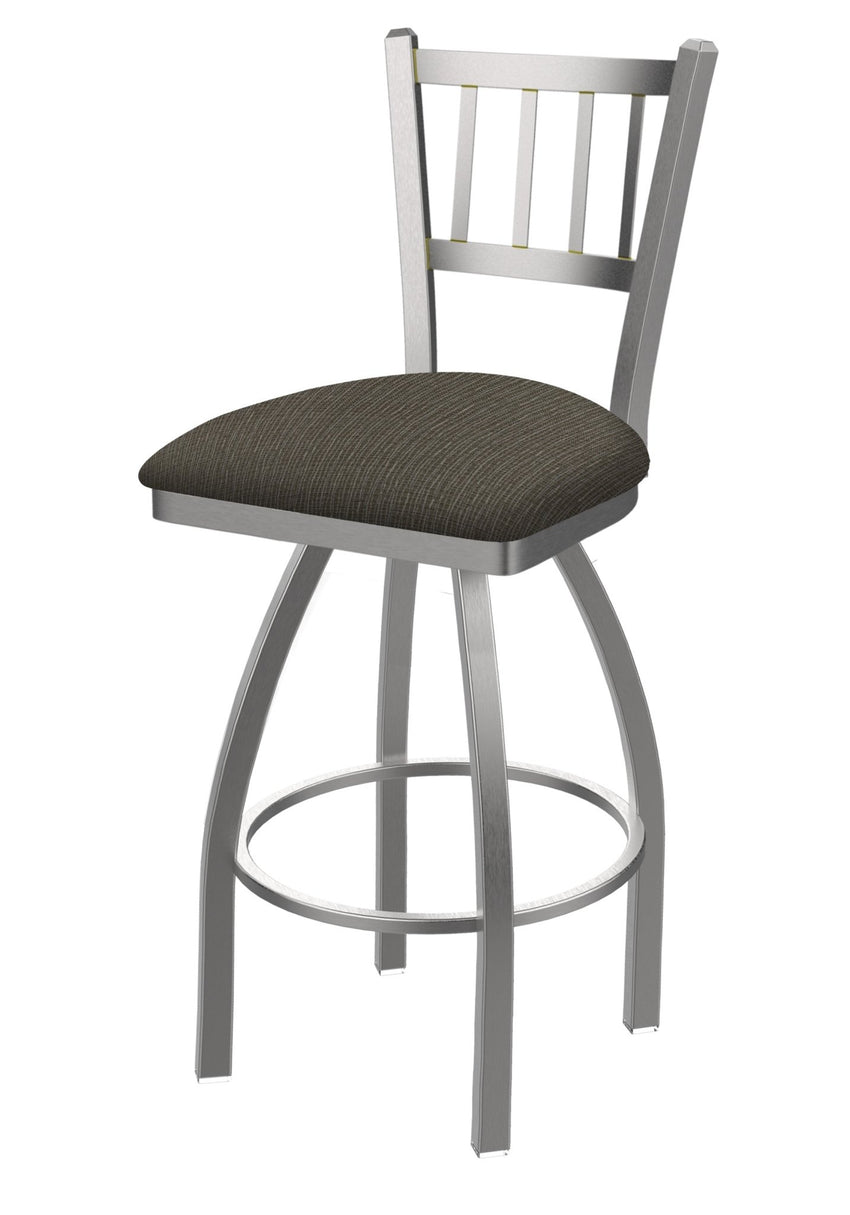 Holland Bar Stool 810 Contessa Swivel Bar Stool Upholstered Seat 36"H (HBS - 810 - BS - UP - 36H) - SchoolOutlet