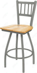 Holland Bar Stool 810 Contessa Swivel Bar Stool Wooden Seat 36