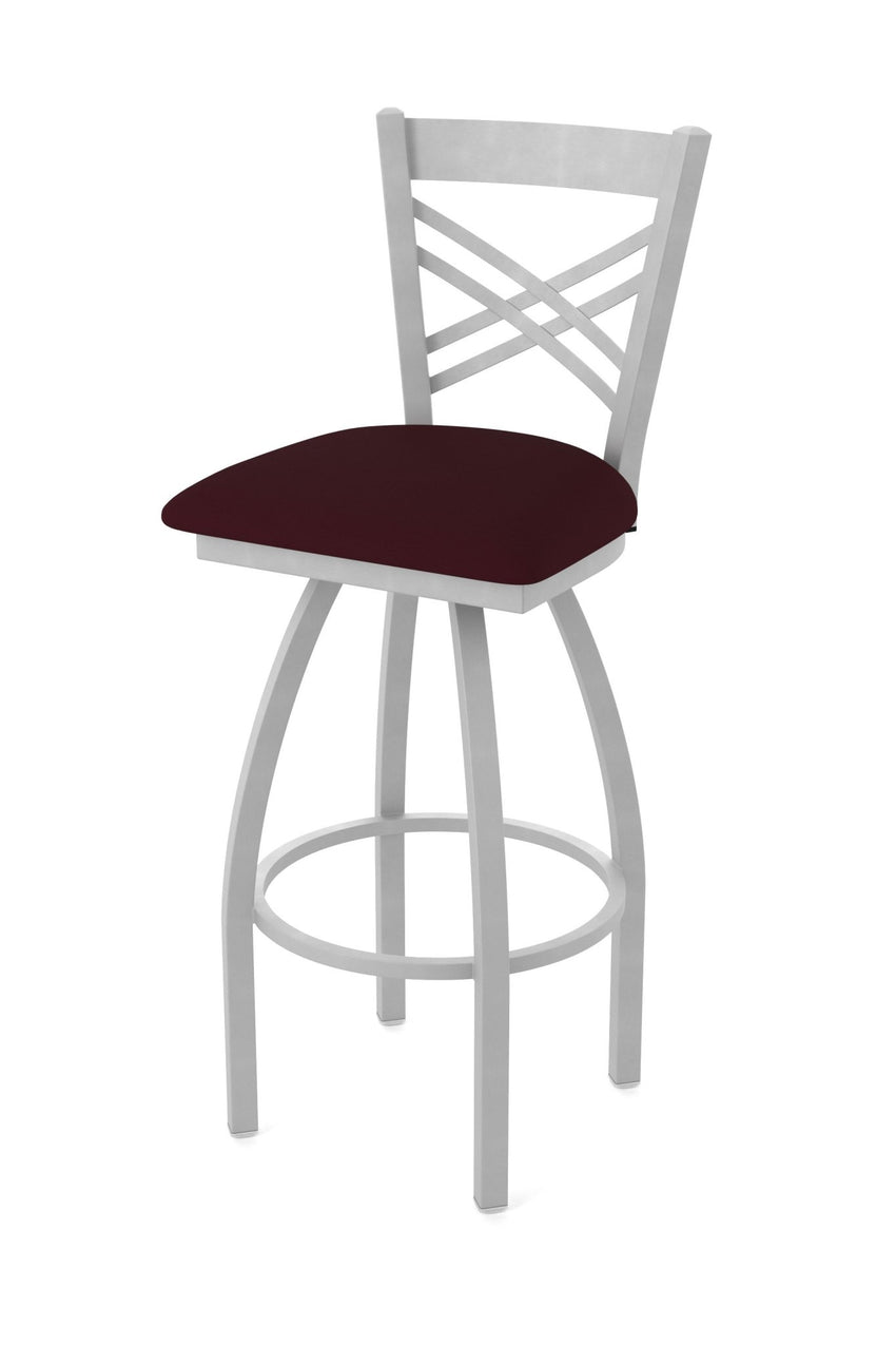 Holland Bar Stool 820 Catalina Swivel Counter Stool Upholstered Seat 25"H (HBS - 820 - CS - UP - 25H) - SchoolOutlet