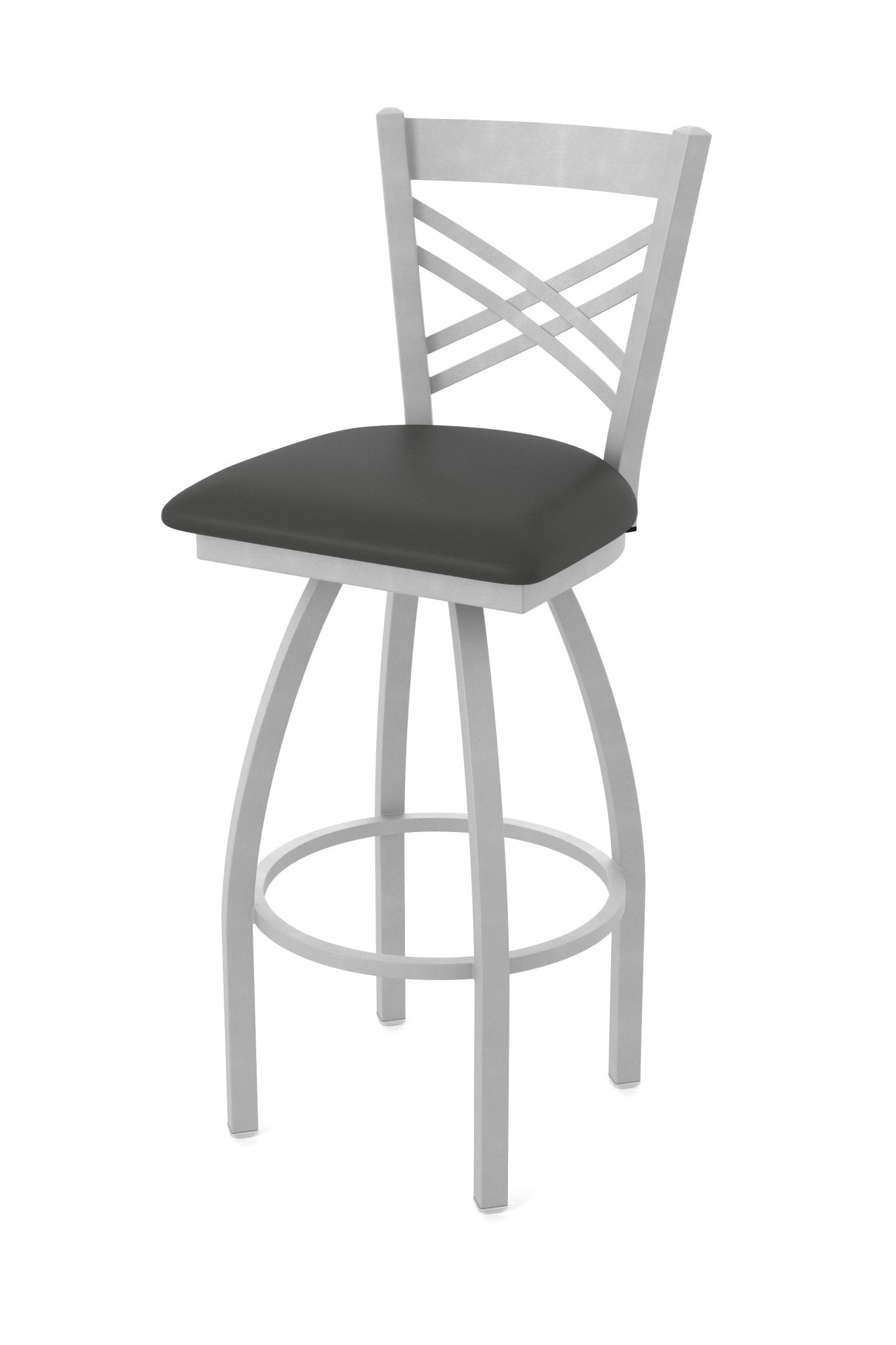 Holland Bar Stool 820 Catalina Swivel Counter Stool Upholstered Seat 25"H (HBS - 820 - CS - UP - 25H) - SchoolOutlet