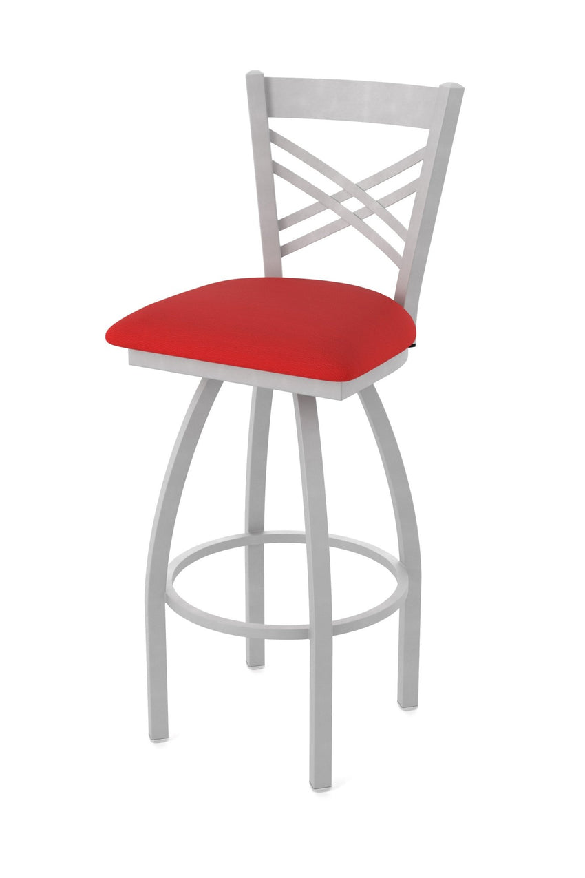 Holland Bar Stool 820 Catalina Swivel Counter Stool Upholstered Seat 25"H (HBS - 820 - CS - UP - 25H) - SchoolOutlet