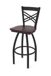 Holland Bar Stool 820 Catalina Swivel Counter Stool Wooden Seat 25