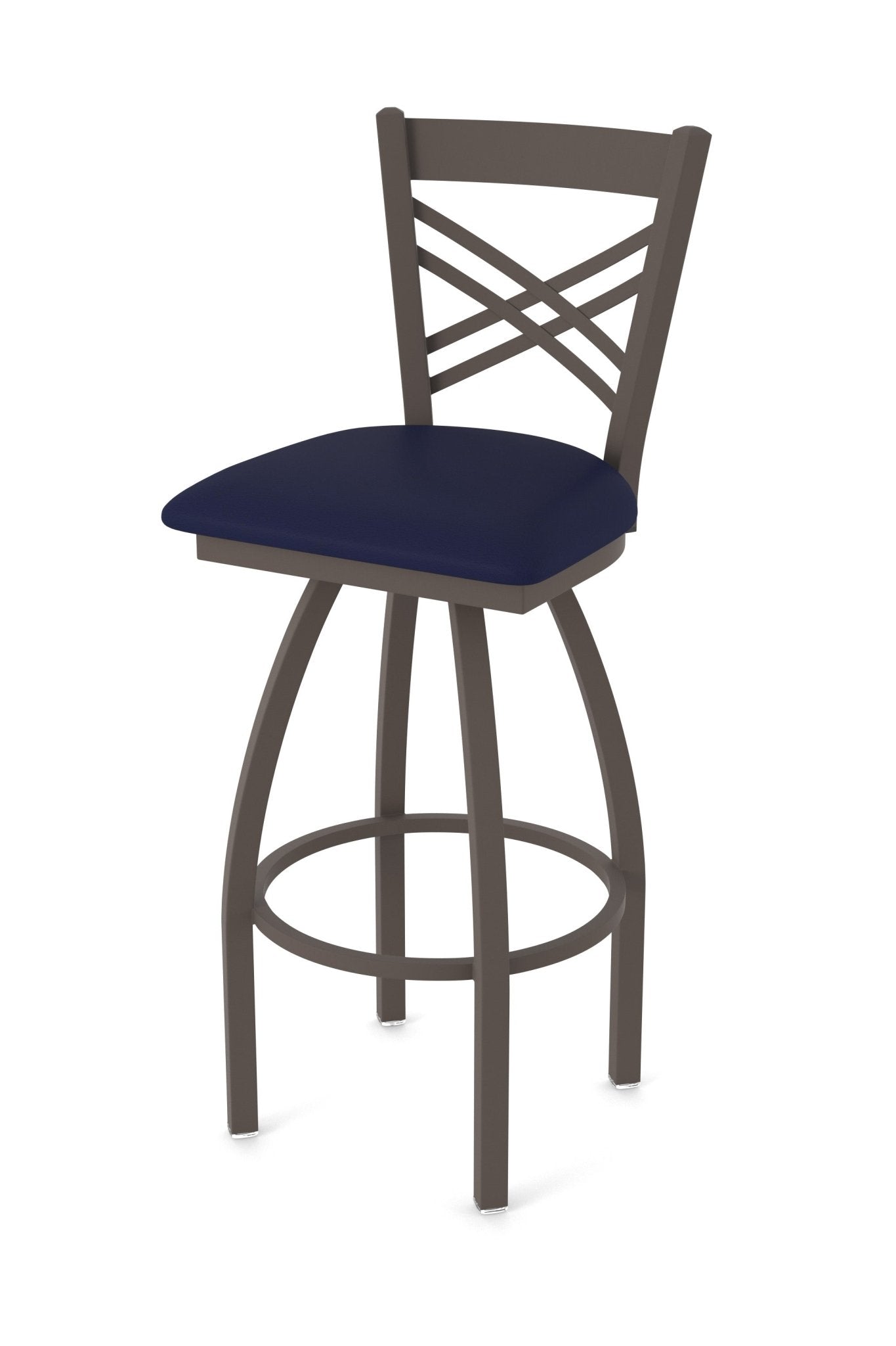 Holland Bar Stool 820 Catalina Swivel Counter Stool Upholstered Seat 25"H (HBS - 820 - CS - UP - 25H) - SchoolOutlet