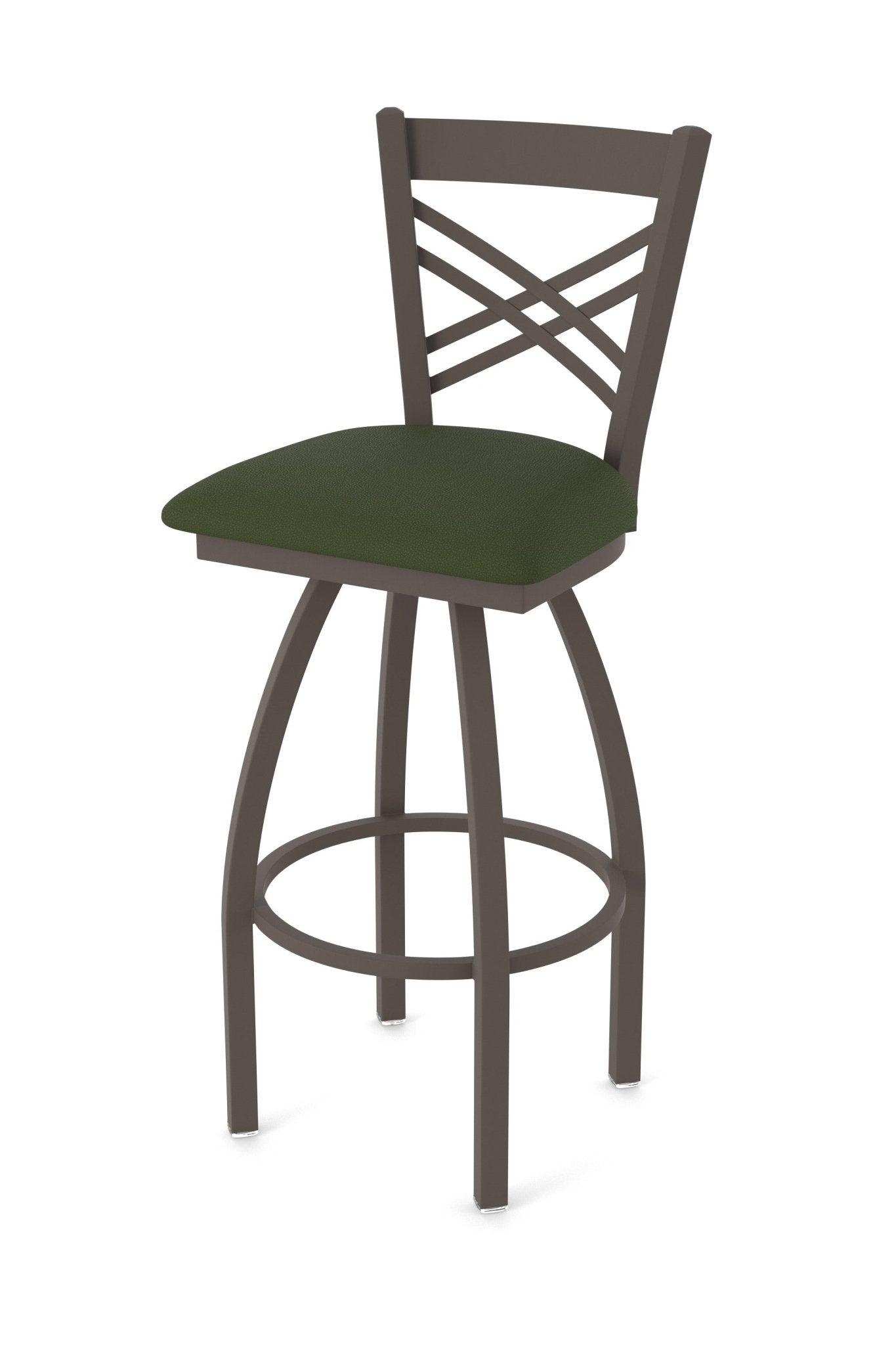 Holland Bar Stool 820 Catalina Swivel Counter Stool Upholstered Seat 25"H (HBS - 820 - CS - UP - 25H) - SchoolOutlet
