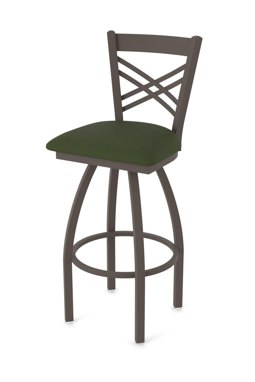 Holland Bar Stool 820 Catalina Swivel Counter Stool Upholstered Seat 25"H (HBS - 820 - CS - UP - 25H) - SchoolOutlet
