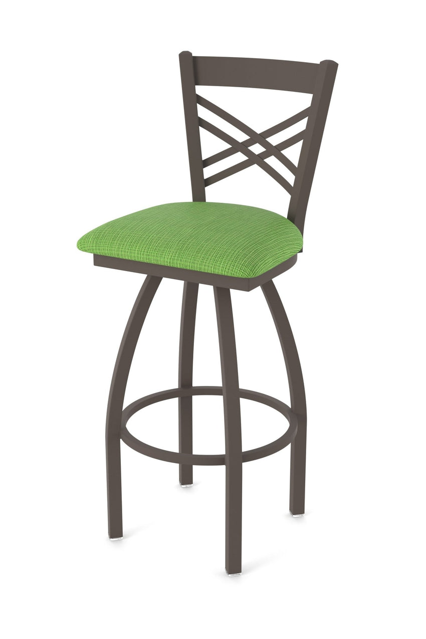 Holland Bar Stool 820 Catalina Swivel Counter Stool Upholstered Seat 25"H (HBS - 820 - CS - UP - 25H) - SchoolOutlet