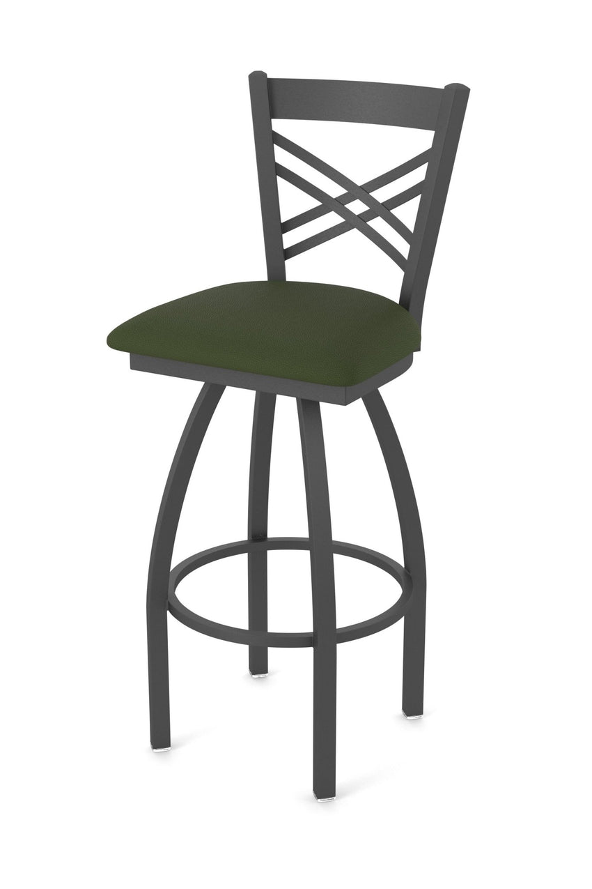 Holland Bar Stool 820 Catalina Swivel Counter Stool Upholstered Seat 25"H (HBS - 820 - CS - UP - 25H) - SchoolOutlet
