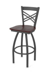 Holland Bar Stool 820 Catalina Swivel Counter Stool Wooden Seat 25