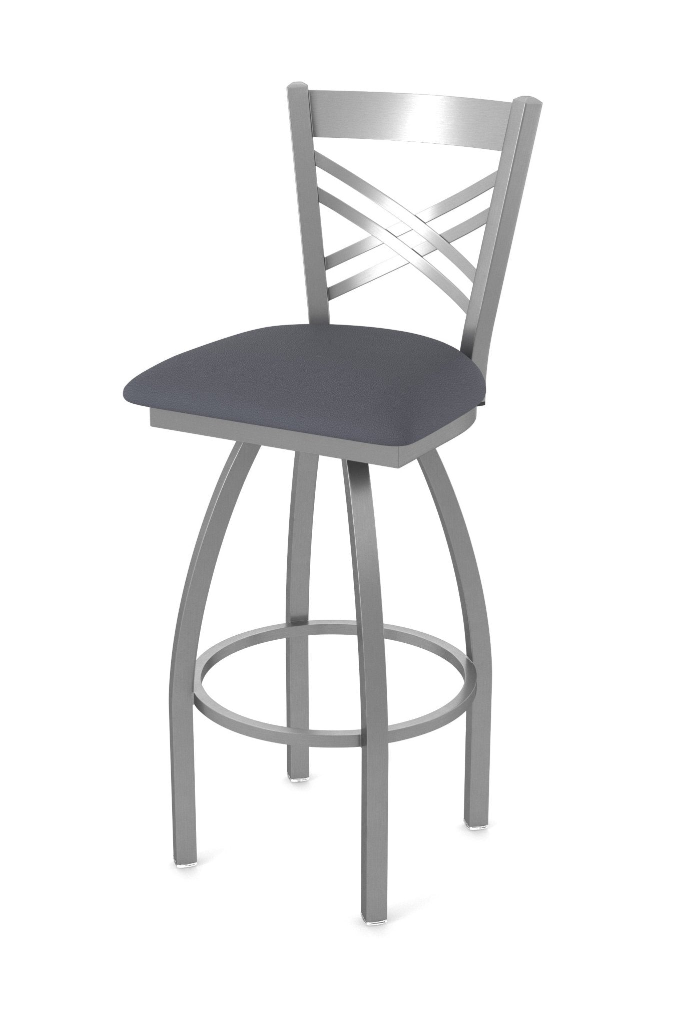 Holland Bar Stool 820 Catalina Swivel Counter Stool Upholstered Seat 25"H (HBS - 820 - CS - UP - 25H) - SchoolOutlet