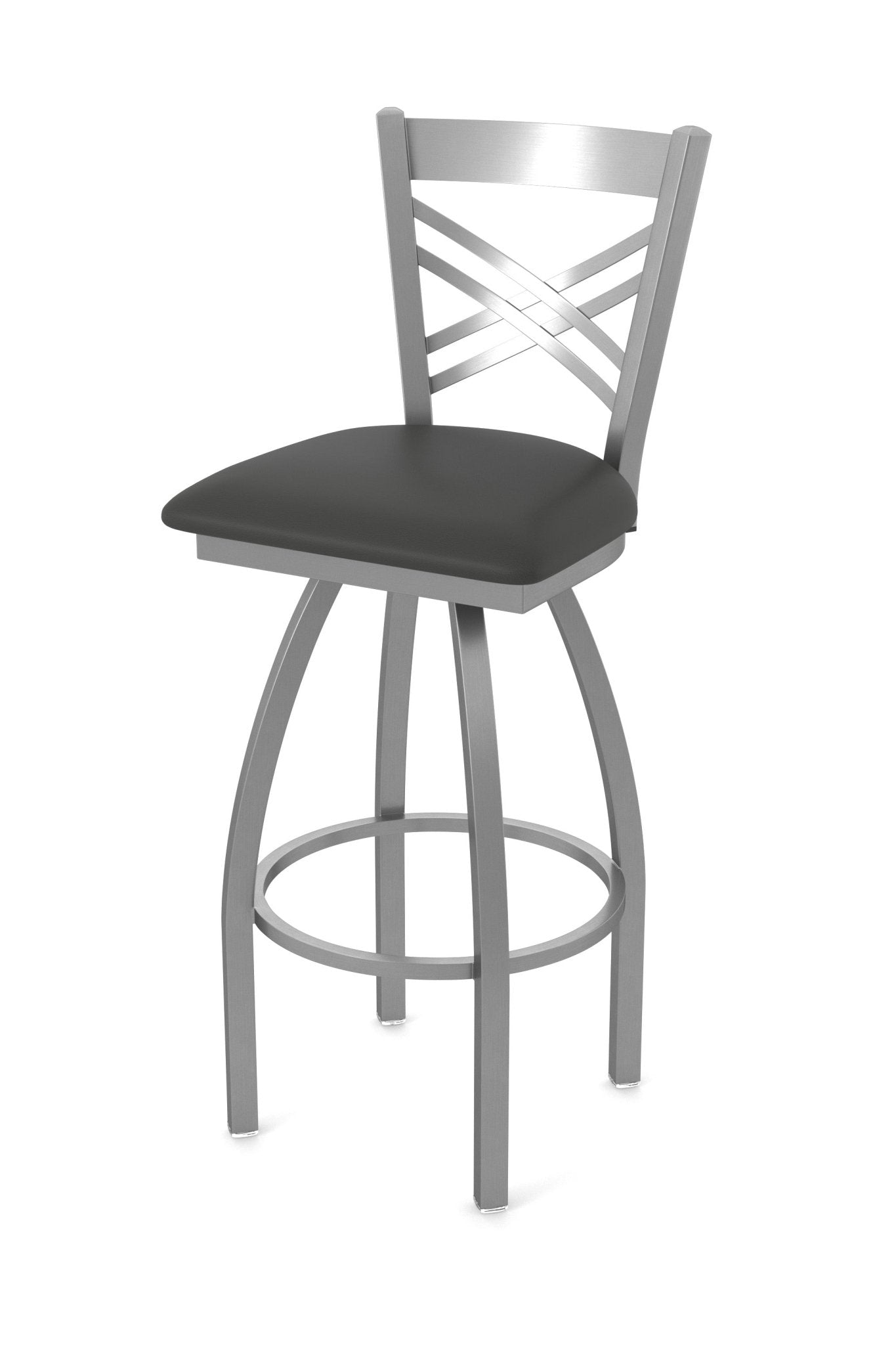 Holland Bar Stool 820 Catalina Swivel Counter Stool Upholstered Seat 25"H (HBS - 820 - CS - UP - 25H) - SchoolOutlet