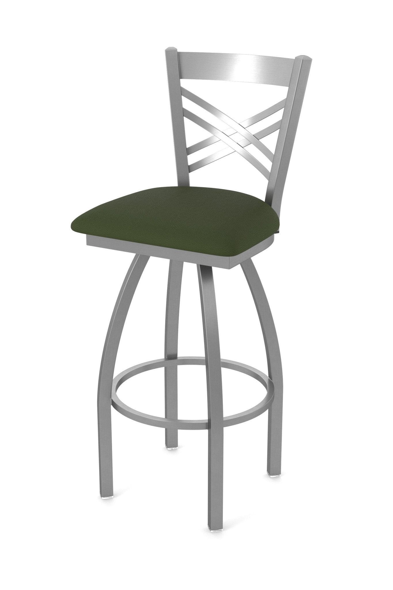 Holland Bar Stool 820 Catalina Swivel Counter Stool Upholstered Seat 25"H (HBS - 820 - CS - UP - 25H) - SchoolOutlet