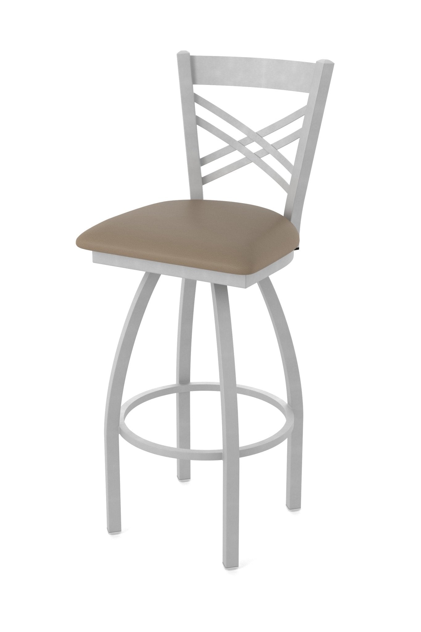 Holland Bar Stool 820 Catalina Swivel Bar Stool Upholstered Seat 30"H (HBS - 820 - BS - UP - 30H) - SchoolOutlet