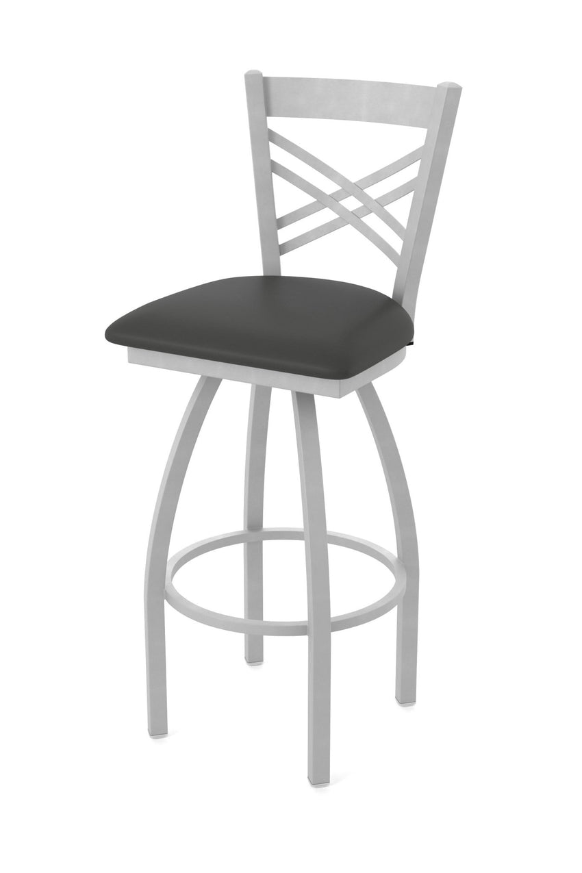 Holland Bar Stool 820 Catalina Swivel Bar Stool Upholstered Seat 30"H (HBS - 820 - BS - UP - 30H) - SchoolOutlet