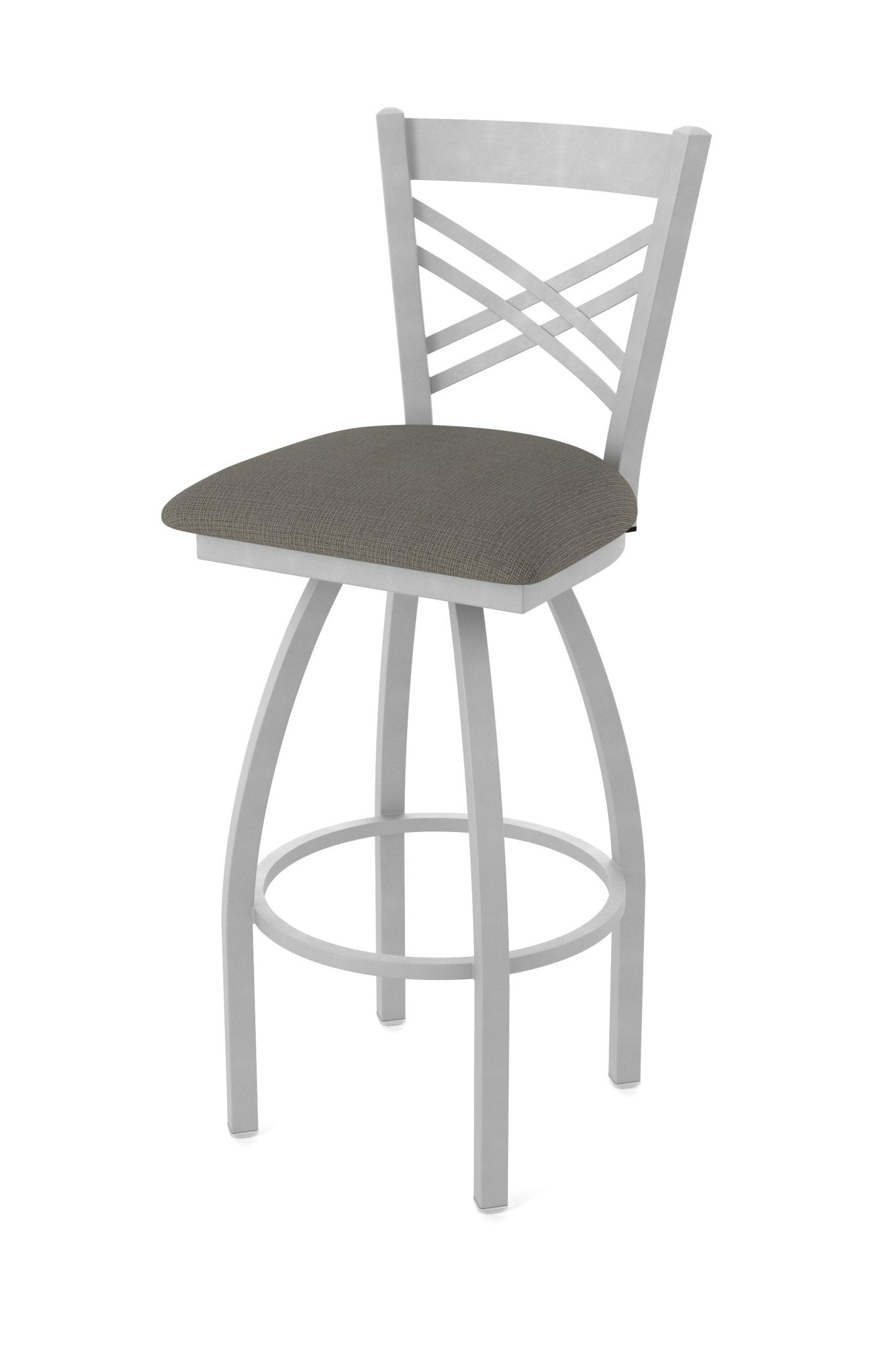 Holland Bar Stool 820 Catalina Swivel Bar Stool Upholstered Seat 30"H (HBS - 820 - BS - UP - 30H) - SchoolOutlet