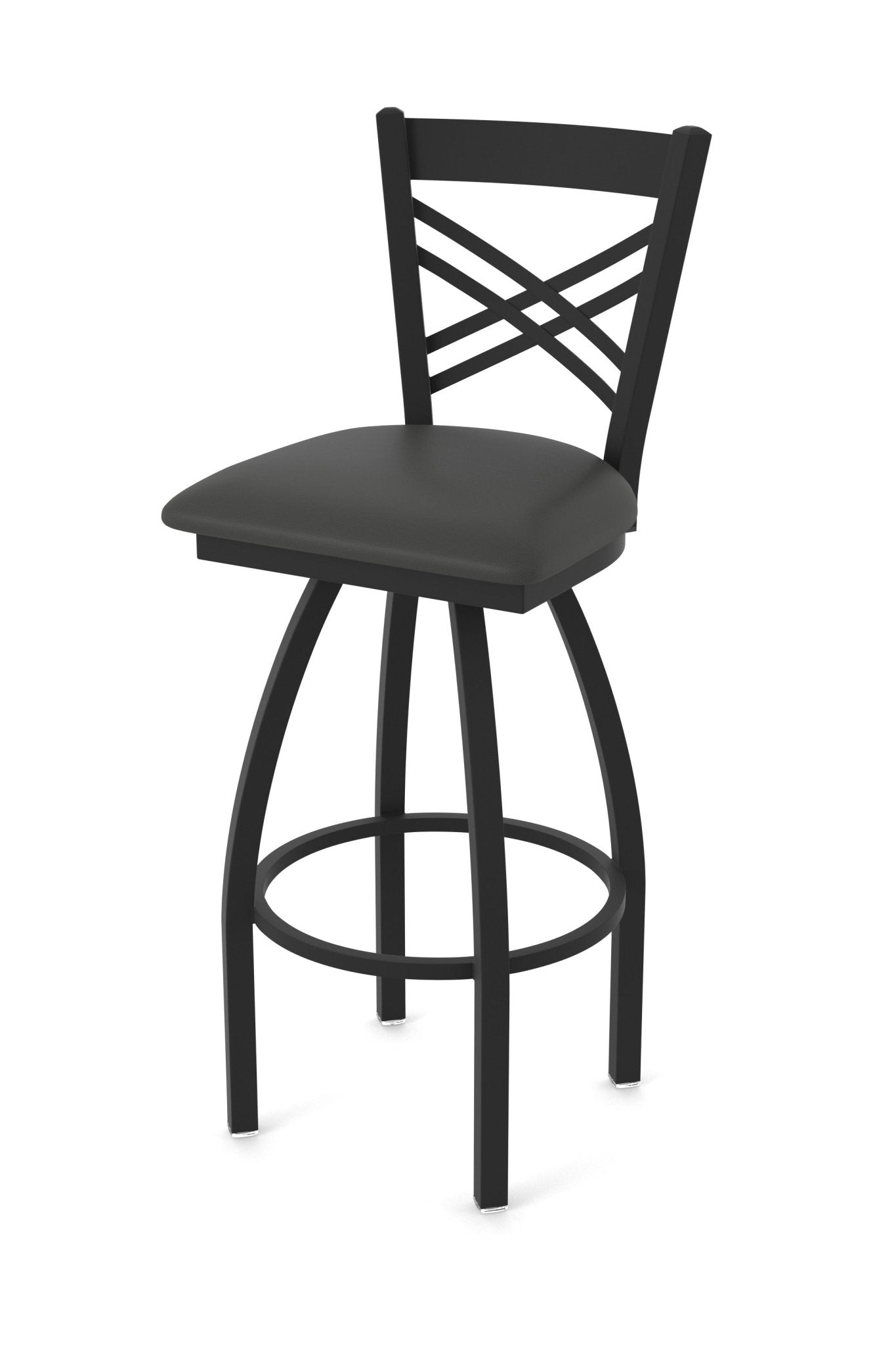 Holland Bar Stool 820 Catalina Swivel Bar Stool Upholstered Seat 30"H (HBS - 820 - BS - UP - 30H) - SchoolOutlet