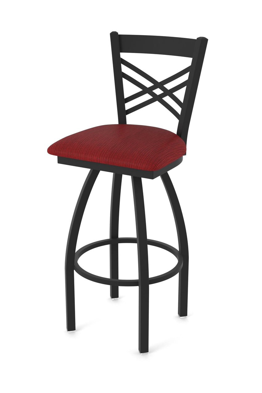 Holland Bar Stool 820 Catalina Swivel Bar Stool Upholstered Seat 30"H (HBS - 820 - BS - UP - 30H) - SchoolOutlet