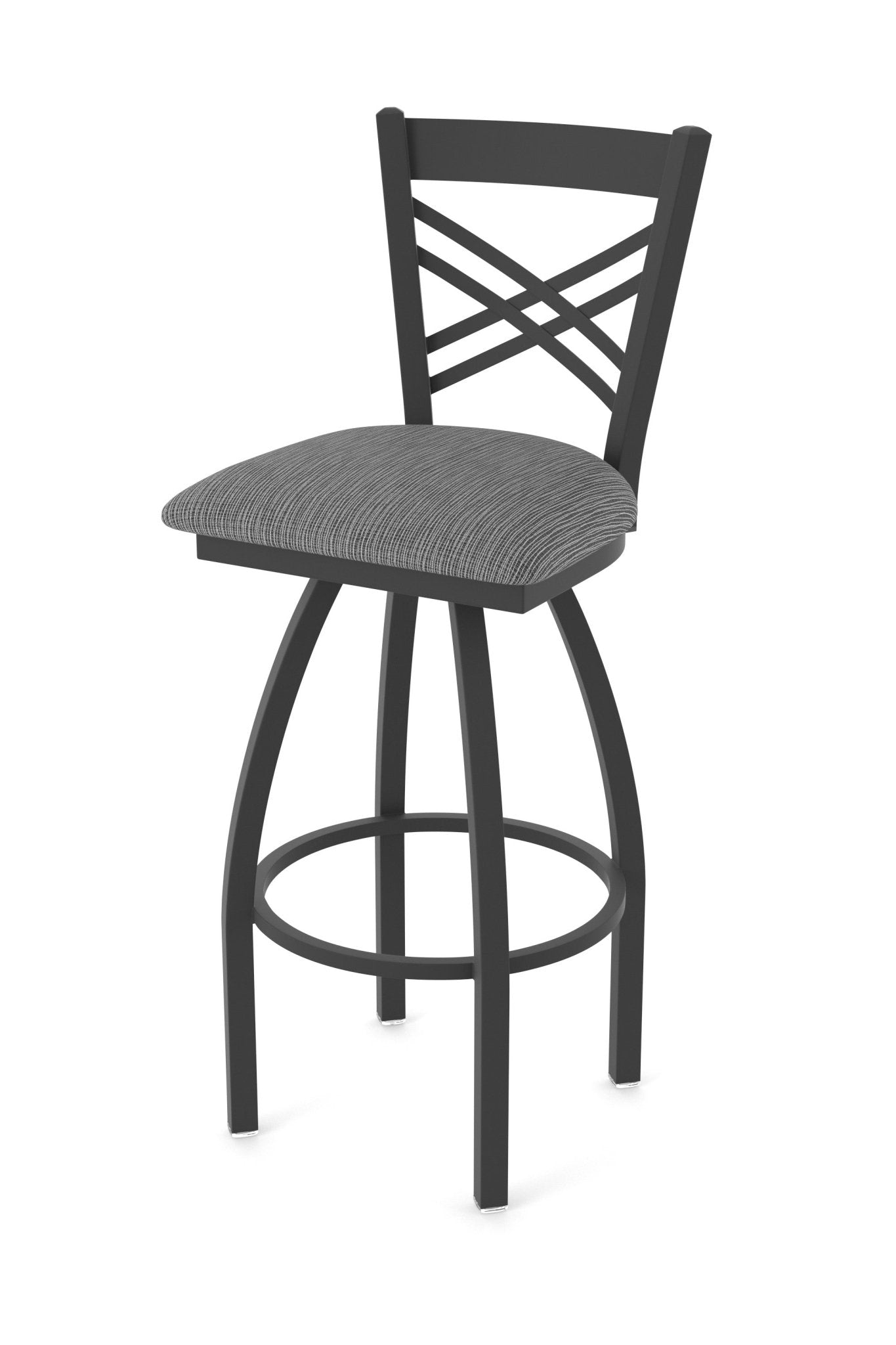 Holland Bar Stool 820 Catalina Swivel Bar Stool Upholstered Seat 30"H (HBS - 820 - BS - UP - 30H) - SchoolOutlet