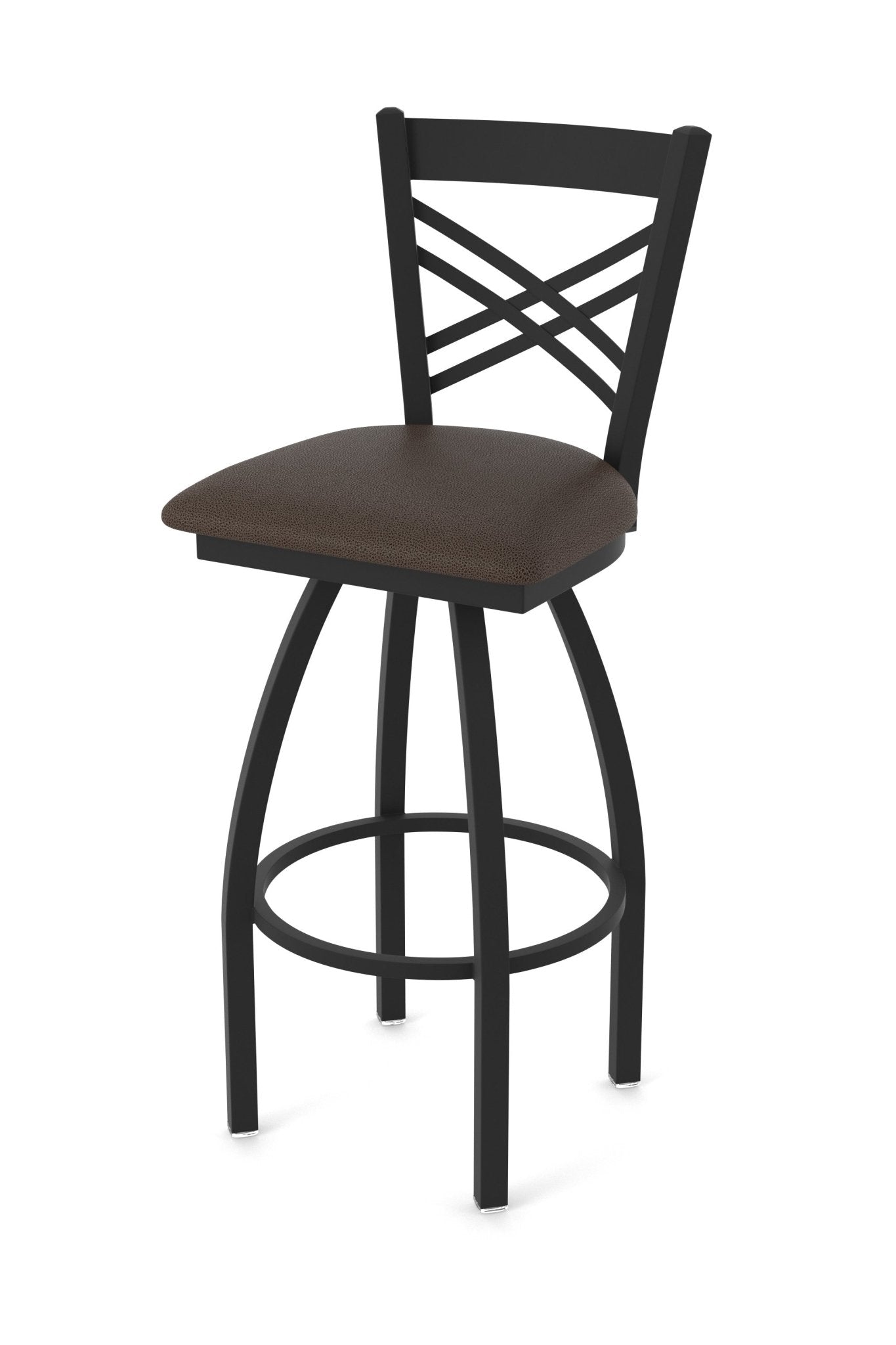 Holland Bar Stool 820 Catalina Swivel Bar Stool Upholstered Seat 30"H (HBS - 820 - BS - UP - 30H) - SchoolOutlet