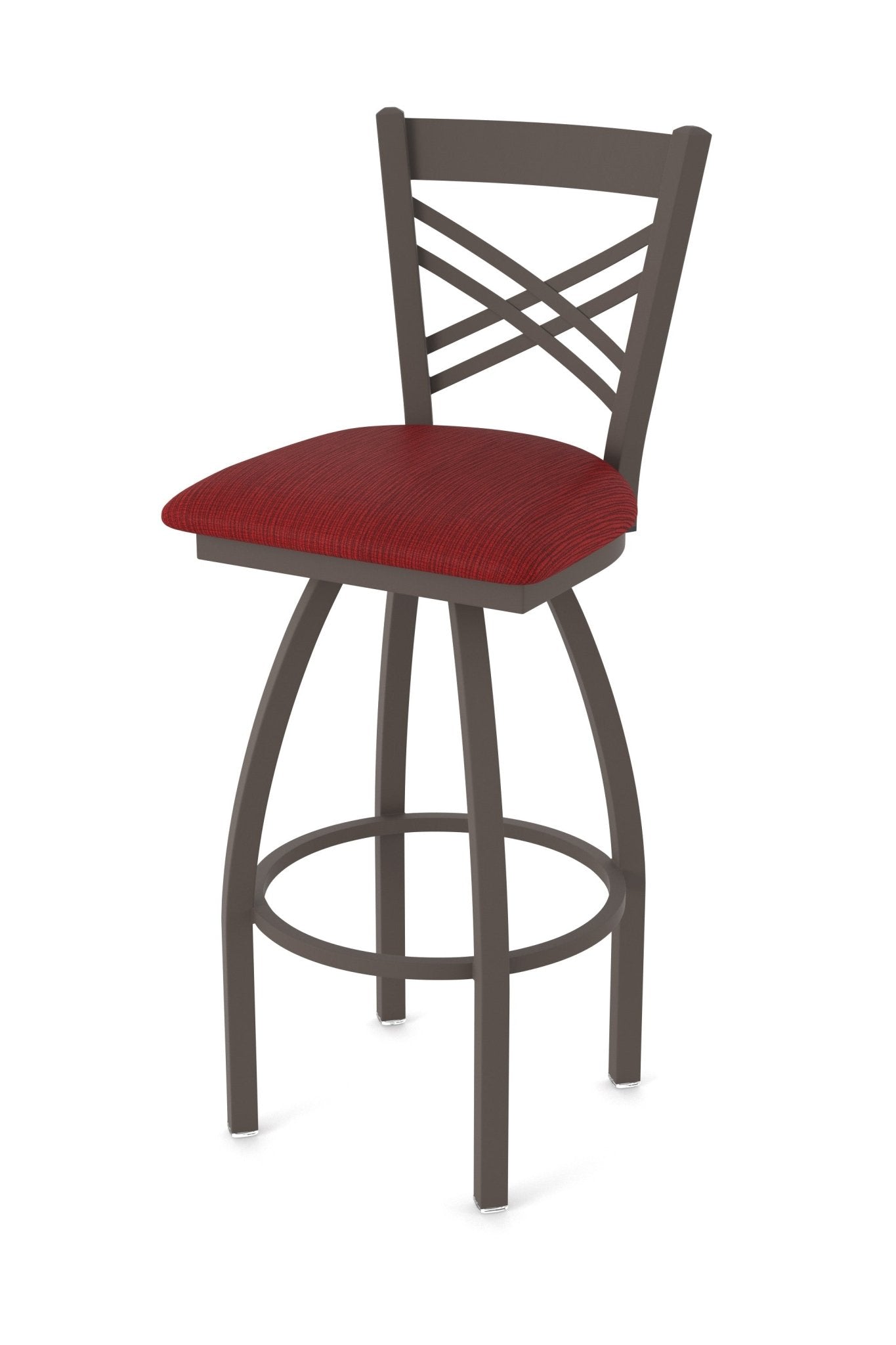 Holland Bar Stool 820 Catalina Swivel Bar Stool Upholstered Seat 30"H (HBS - 820 - BS - UP - 30H) - SchoolOutlet