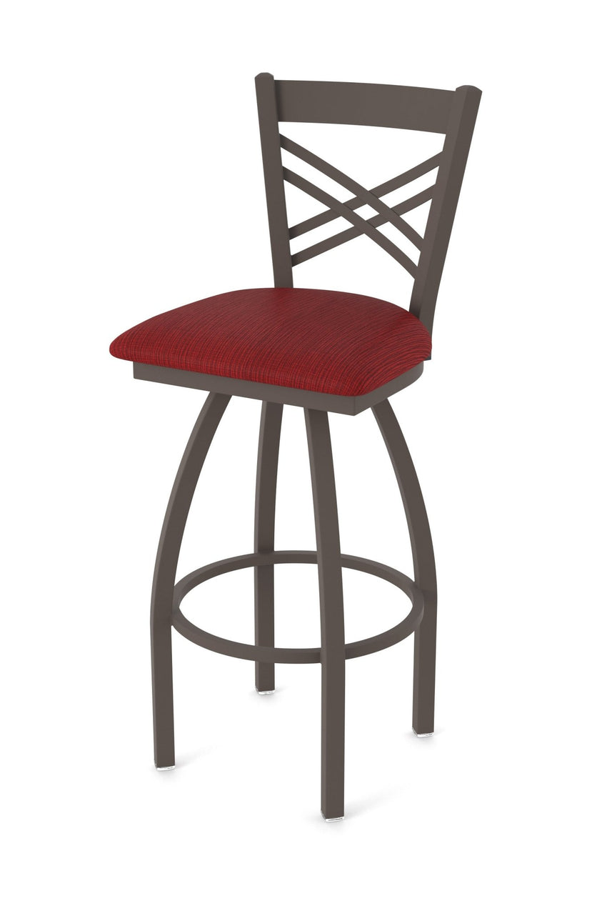 Holland Bar Stool 820 Catalina Swivel Bar Stool Upholstered Seat 30"H (HBS - 820 - BS - UP - 30H) - SchoolOutlet