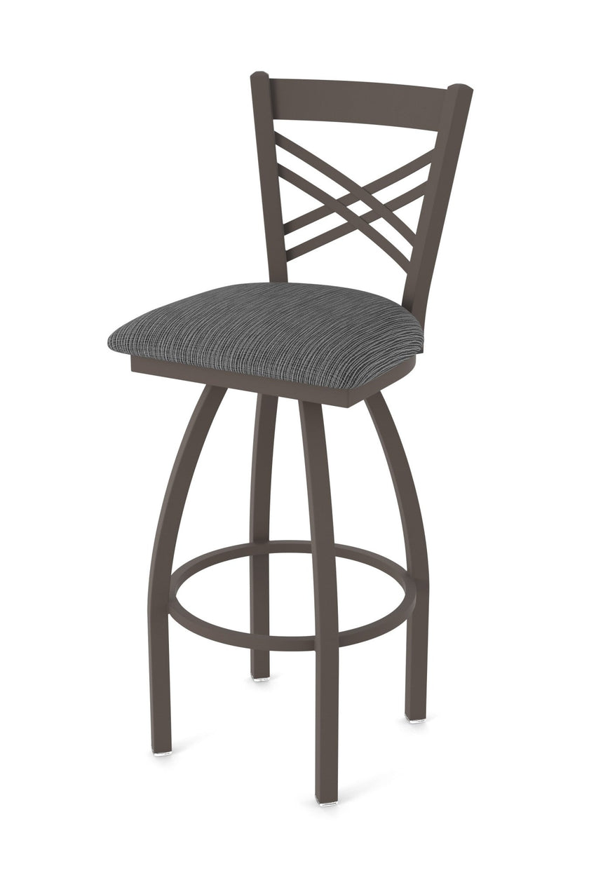 Holland Bar Stool 820 Catalina Swivel Bar Stool Upholstered Seat 30"H (HBS - 820 - BS - UP - 30H) - SchoolOutlet
