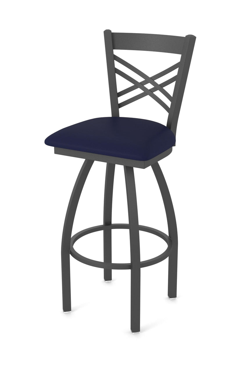Holland Bar Stool 820 Catalina Swivel Bar Stool Upholstered Seat 30"H (HBS - 820 - BS - UP - 30H) - SchoolOutlet