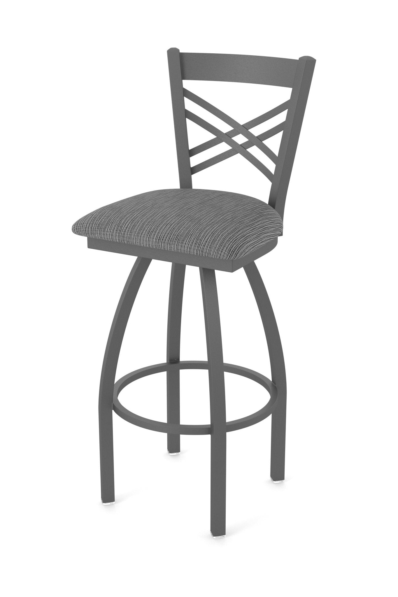 Holland Bar Stool 820 Catalina Swivel Bar Stool Upholstered Seat 30"H (HBS - 820 - BS - UP - 30H) - SchoolOutlet