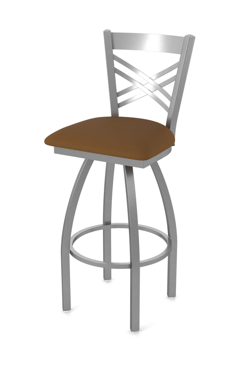 Holland Bar Stool 820 Catalina Swivel Bar Stool Upholstered Seat 30"H (HBS - 820 - BS - UP - 30H) - SchoolOutlet