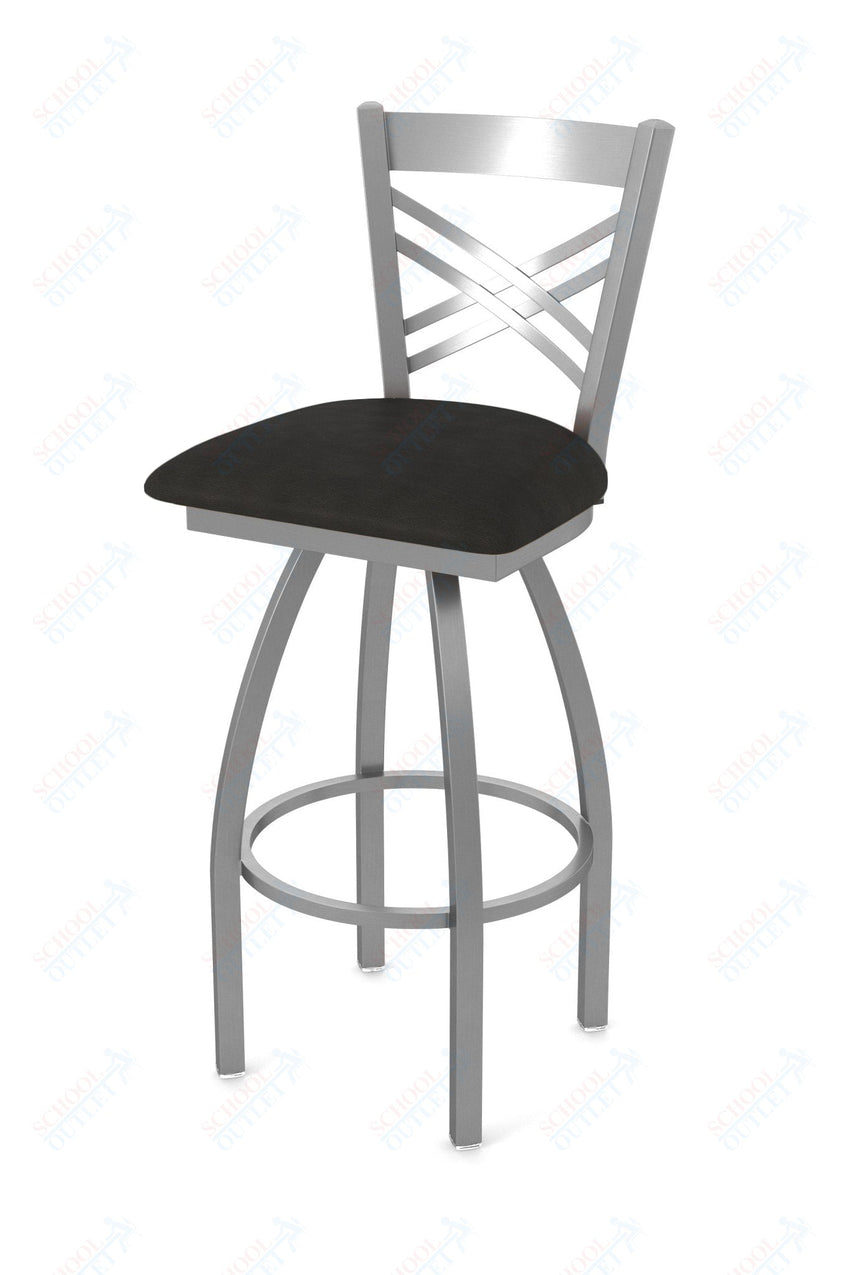 Holland Bar Stool 820 Catalina Swivel Bar Stool Upholstered Seat 30"H (HBS - 820 - BS - UP - 30H) - SchoolOutlet