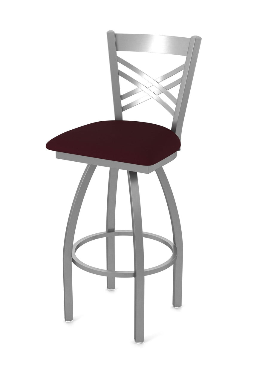 Holland Bar Stool 820 Catalina Swivel Bar Stool Upholstered Seat 30"H (HBS - 820 - BS - UP - 30H) - SchoolOutlet