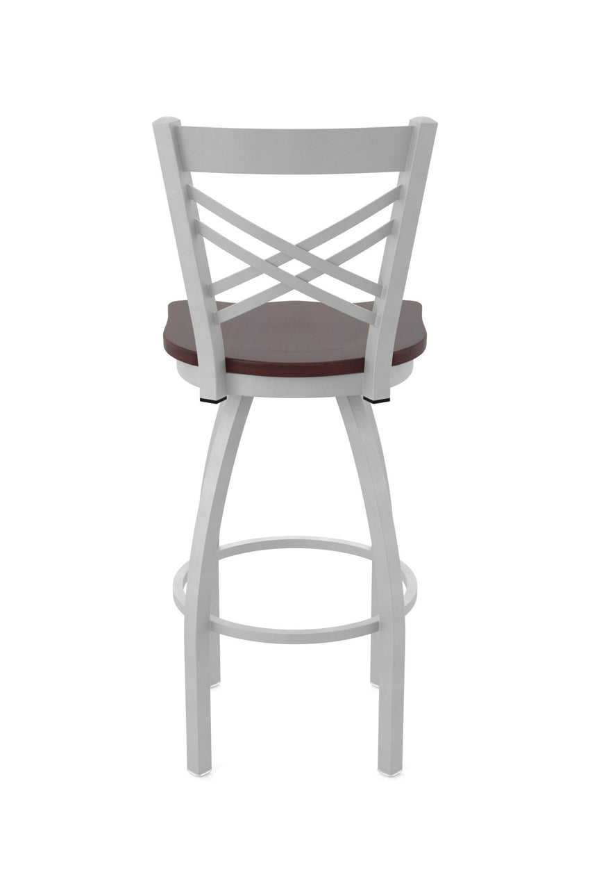 Holland Bar Stool 820 Catalina Swivel Bar Stool Wooden Seat 36"H (HBS - 820 - BS - WD - 36H) - SchoolOutlet