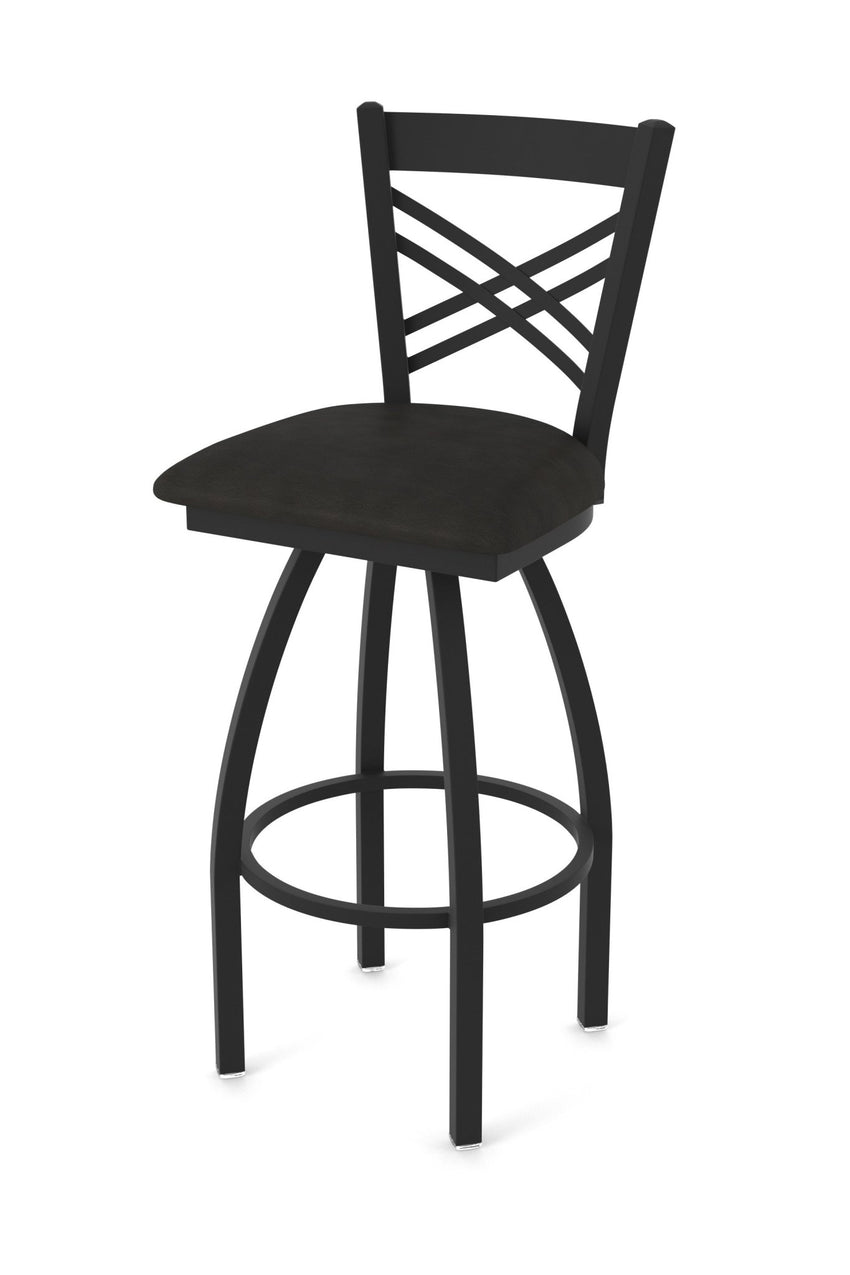 Holland Bar Stool 820 Catalina Swivel Bar Stool Upholstered Seat 36"H (HBS - 820 - BS - UP - 36H) - SchoolOutlet