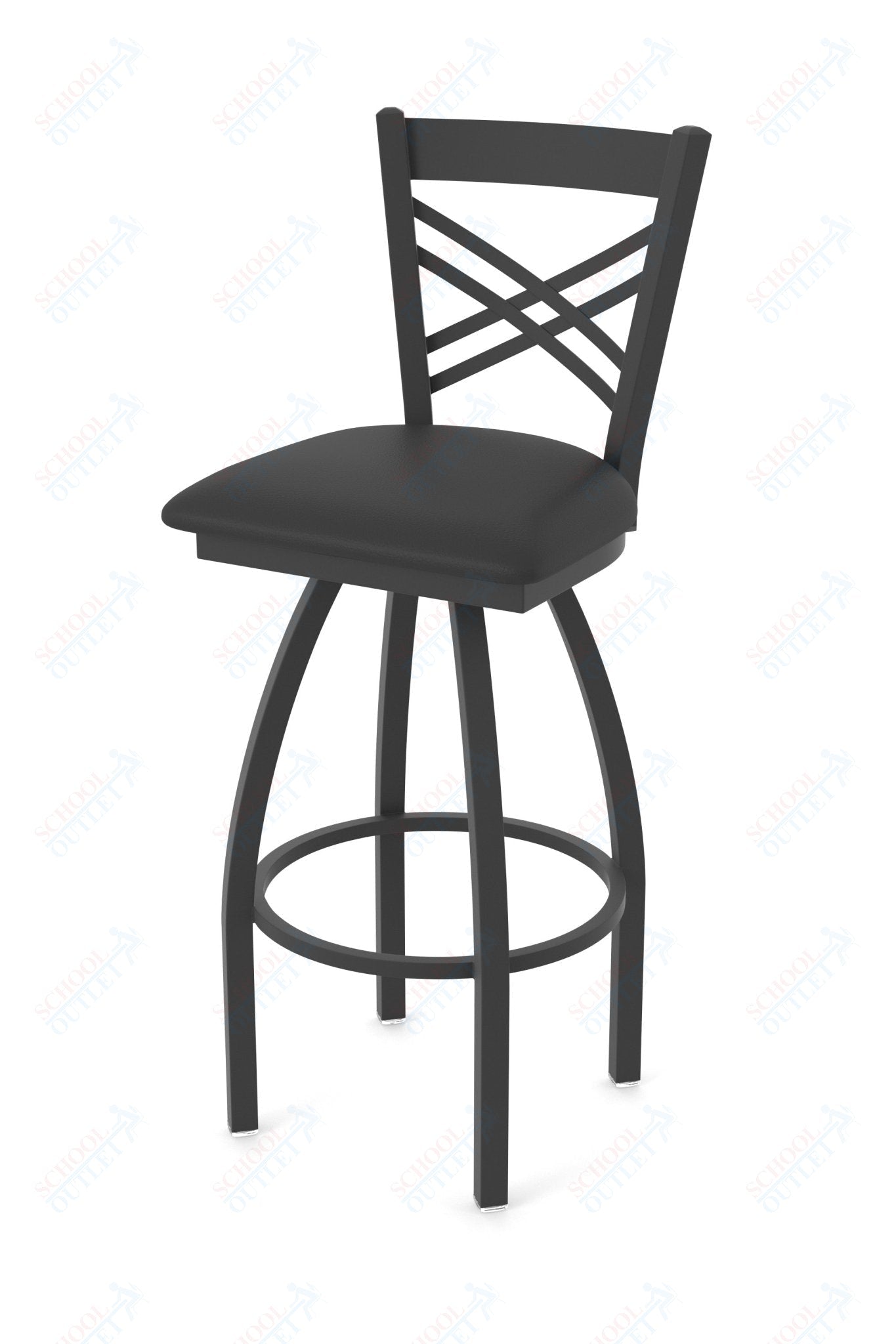 Holland Bar Stool 820 Catalina Swivel Bar Stool Upholstered Seat 36"H (HBS - 820 - BS - UP - 36H) - SchoolOutlet
