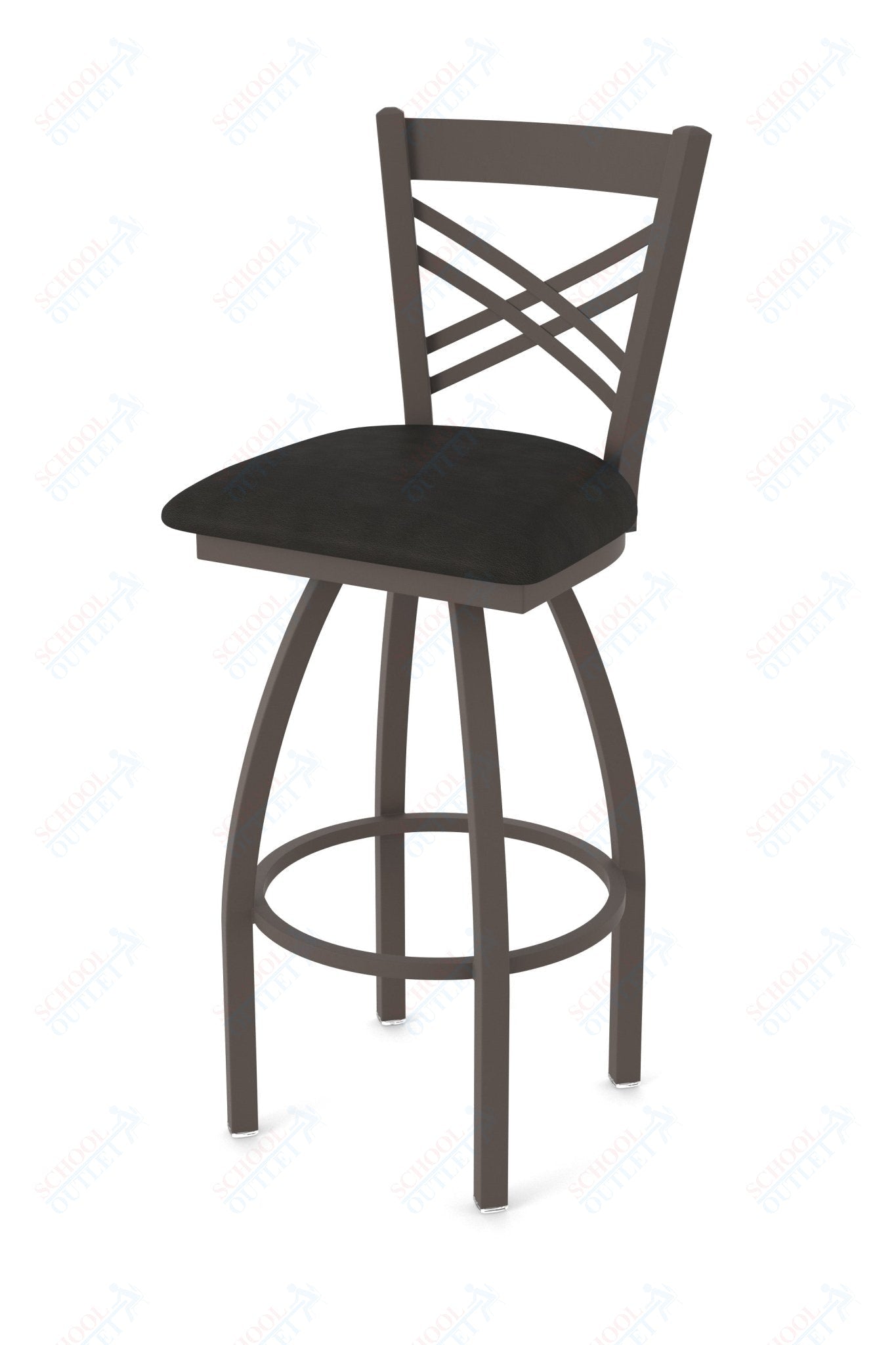 Holland Bar Stool 820 Catalina Swivel Bar Stool Upholstered Seat 36"H (HBS - 820 - BS - UP - 36H) - SchoolOutlet