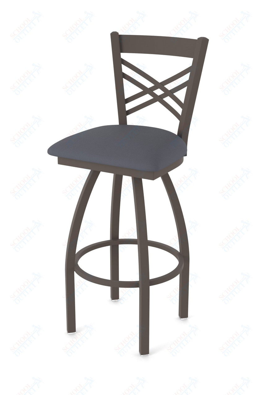 Holland Bar Stool 820 Catalina Swivel Bar Stool Upholstered Seat 36"H (HBS - 820 - BS - UP - 36H) - SchoolOutlet