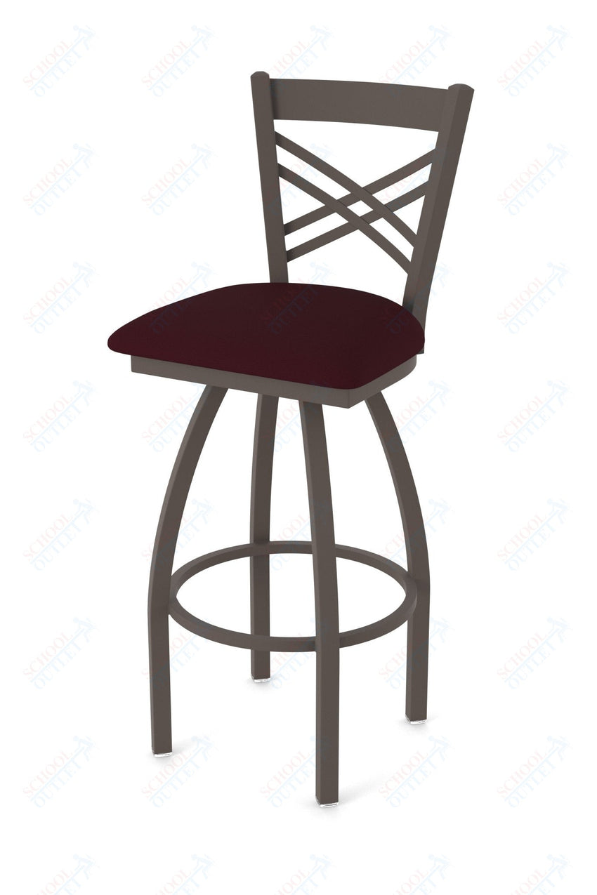Holland Bar Stool 820 Catalina Swivel Bar Stool Upholstered Seat 36"H (HBS - 820 - BS - UP - 36H) - SchoolOutlet