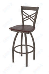Holland Bar Stool 820 Catalina Swivel Bar Stool Wooden Seat 36