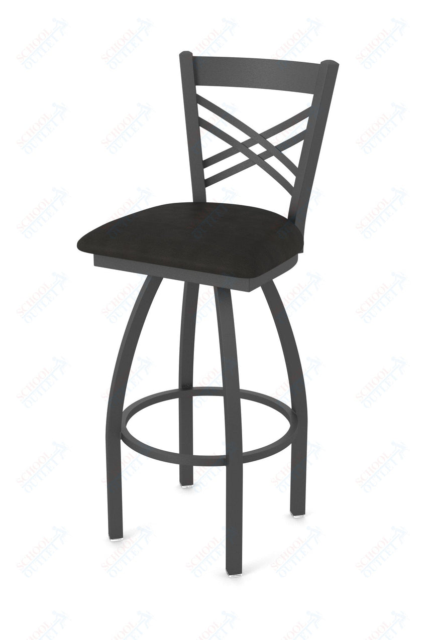 Holland Bar Stool 820 Catalina Swivel Bar Stool Upholstered Seat 36"H (HBS - 820 - BS - UP - 36H) - SchoolOutlet