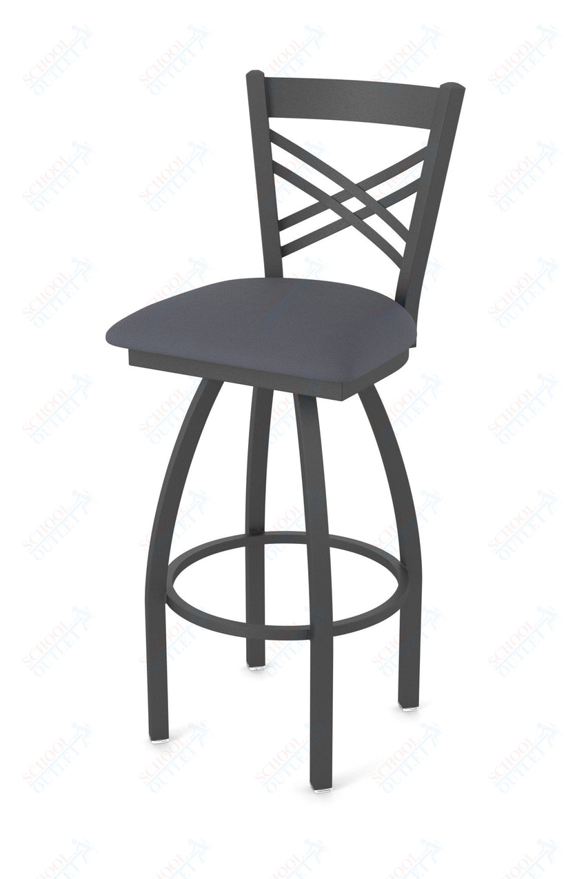 Holland Bar Stool 820 Catalina Swivel Bar Stool Upholstered Seat 36"H (HBS - 820 - BS - UP - 36H) - SchoolOutlet