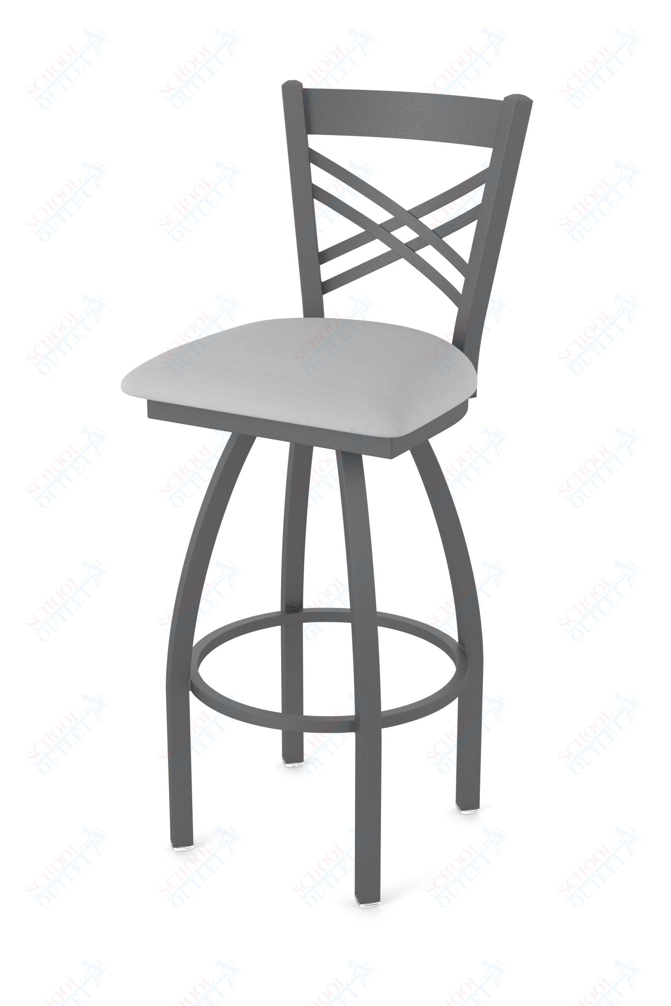 Holland Bar Stool 820 Catalina Swivel Bar Stool Upholstered Seat 36"H (HBS - 820 - BS - UP - 36H) - SchoolOutlet