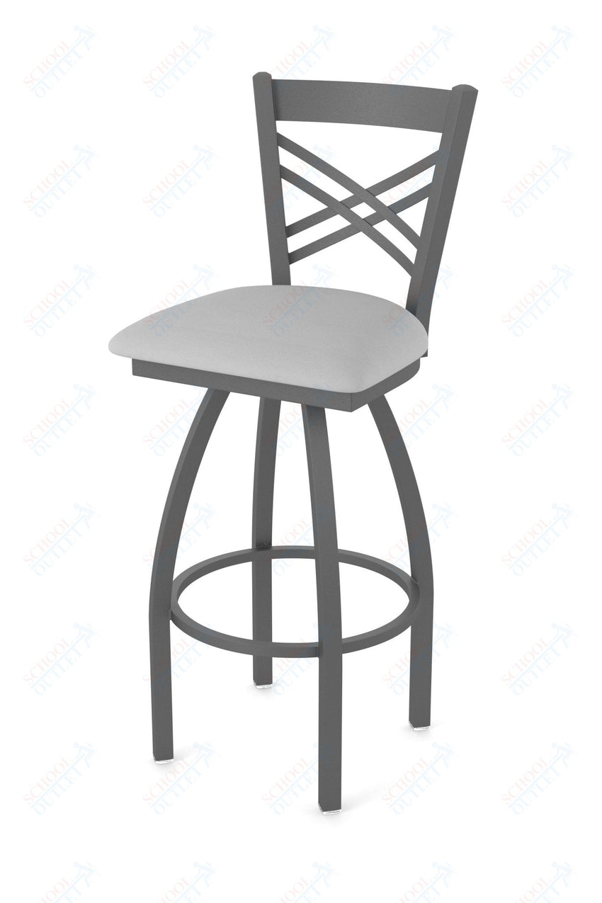 Holland Bar Stool 820 Catalina Swivel Bar Stool Upholstered Seat 36"H (HBS - 820 - BS - UP - 36H) - SchoolOutlet