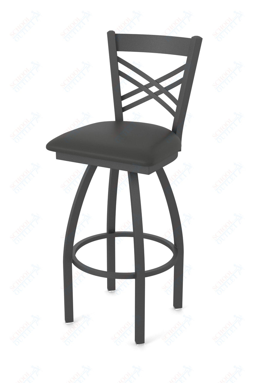 Holland Bar Stool 820 Catalina Swivel Bar Stool Upholstered Seat 36"H (HBS - 820 - BS - UP - 36H) - SchoolOutlet