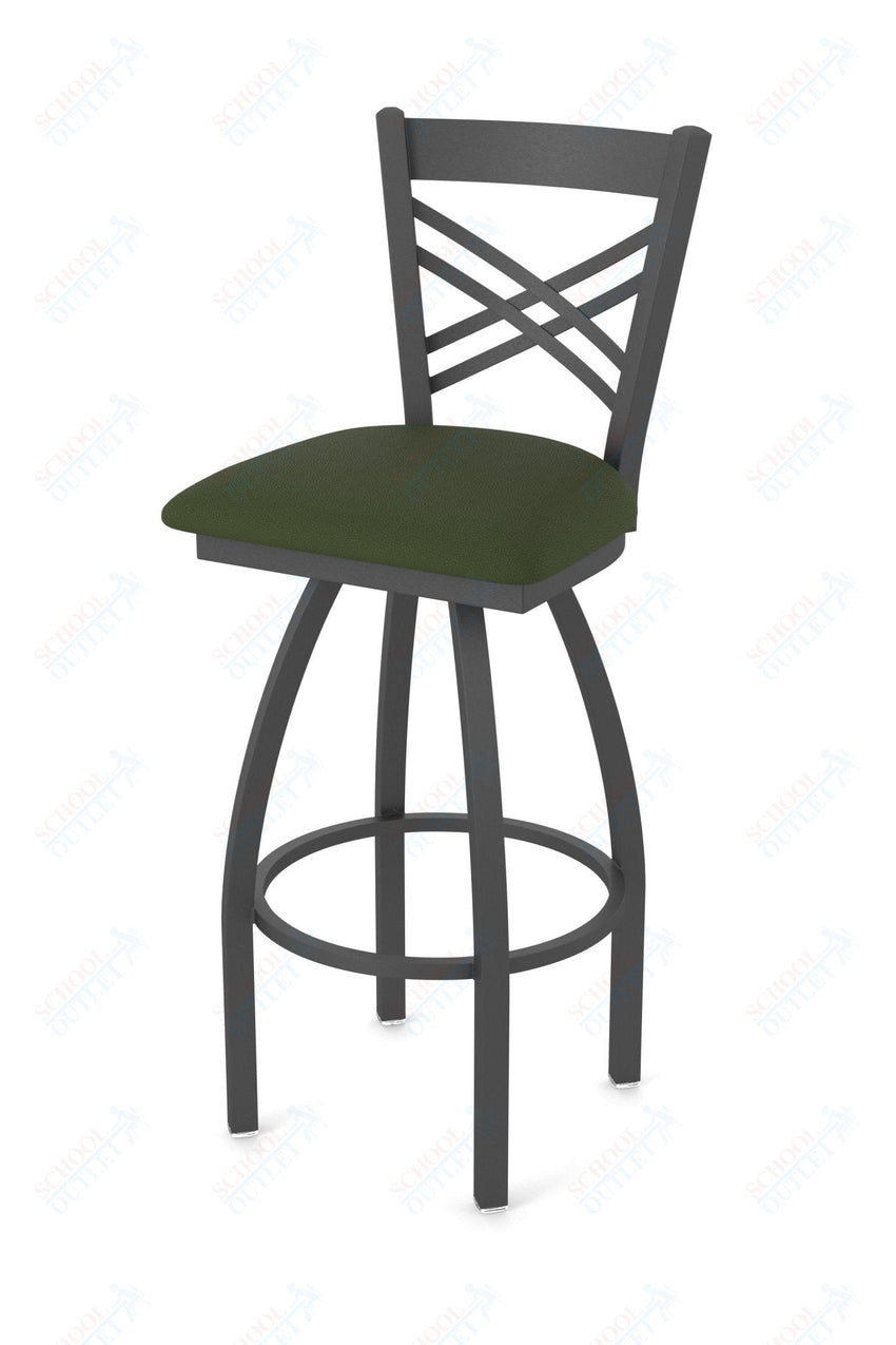 Holland Bar Stool 820 Catalina Swivel Bar Stool Upholstered Seat 36"H (HBS - 820 - BS - UP - 36H) - SchoolOutlet