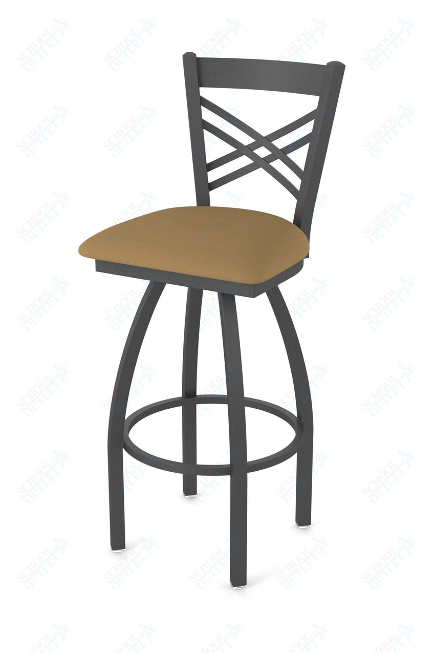 Holland Bar Stool 820 Catalina Swivel Bar Stool Upholstered Seat 36"H (HBS - 820 - BS - UP - 36H) - SchoolOutlet