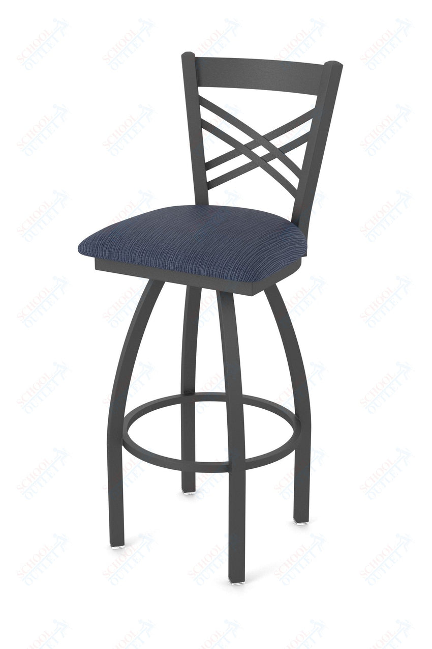 Holland Bar Stool 820 Catalina Swivel Bar Stool Upholstered Seat 36"H (HBS - 820 - BS - UP - 36H) - SchoolOutlet