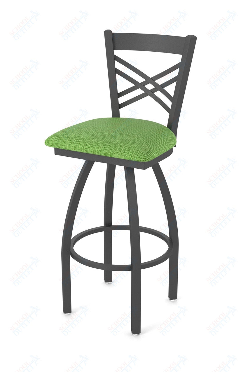 Holland Bar Stool 820 Catalina Swivel Bar Stool Upholstered Seat 36"H (HBS - 820 - BS - UP - 36H) - SchoolOutlet