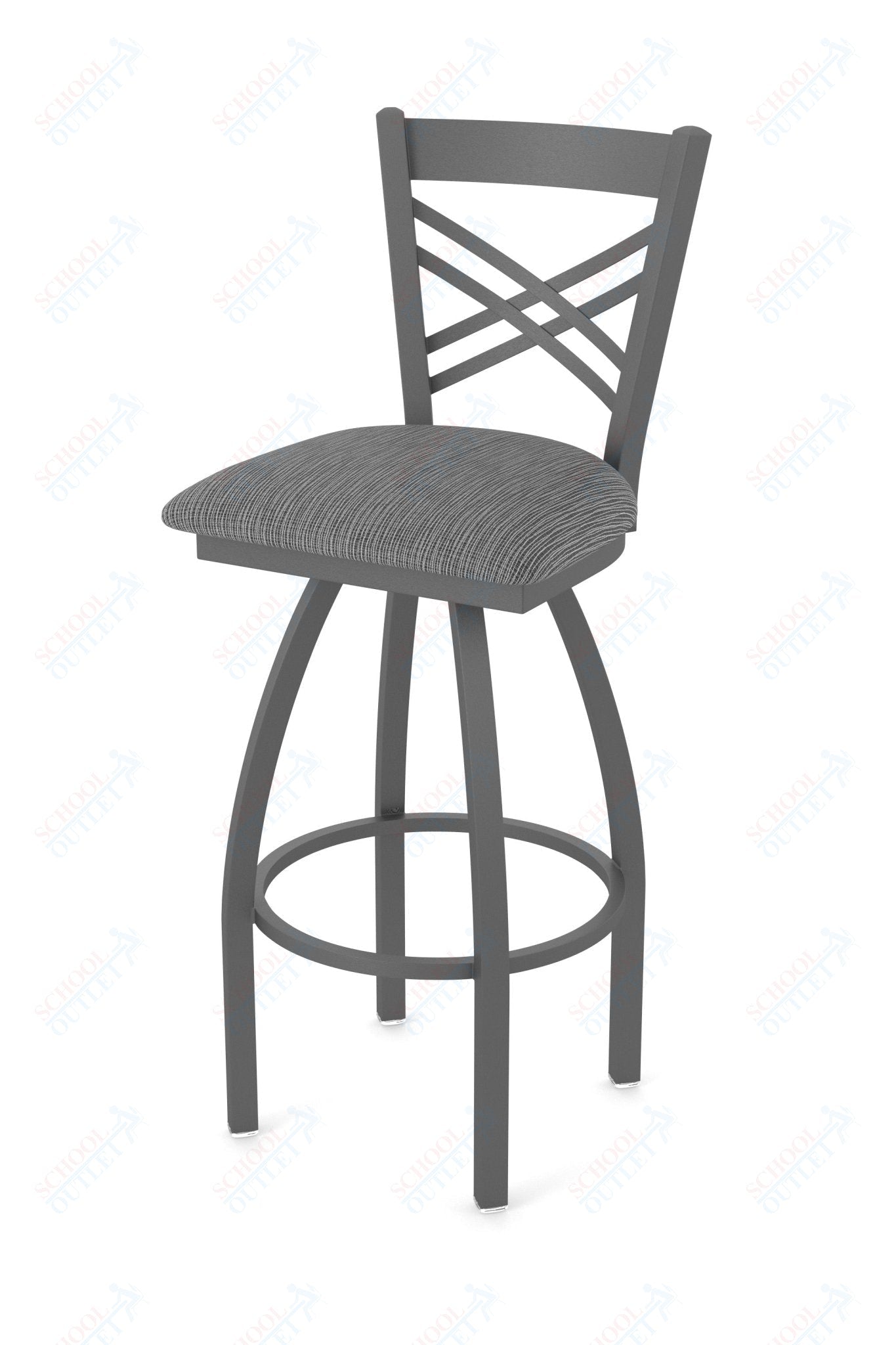 Holland Bar Stool 820 Catalina Swivel Bar Stool Upholstered Seat 36"H (HBS - 820 - BS - UP - 36H) - SchoolOutlet