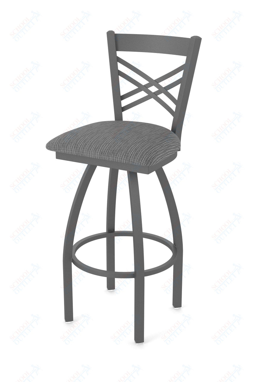 Holland Bar Stool 820 Catalina Swivel Bar Stool Upholstered Seat 36"H (HBS - 820 - BS - UP - 36H) - SchoolOutlet
