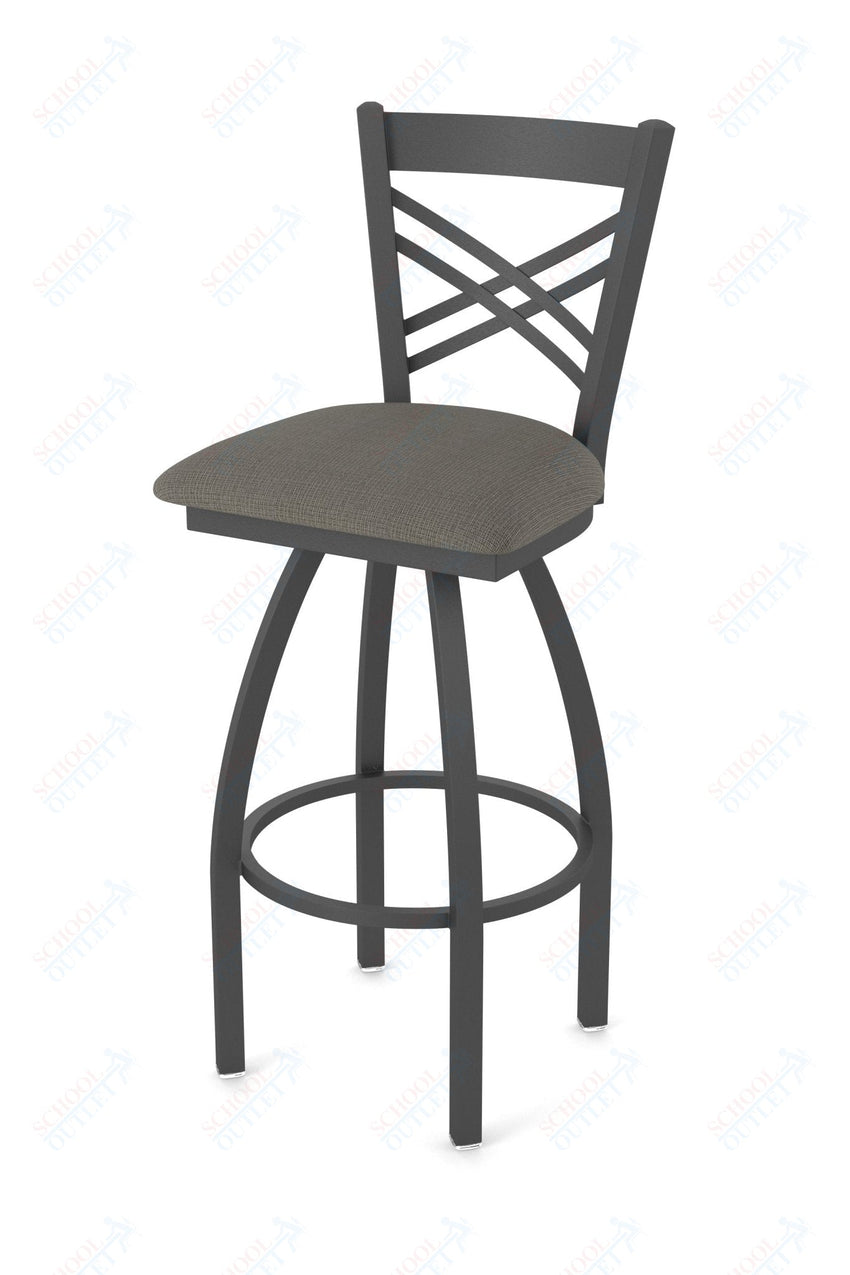 Holland Bar Stool 820 Catalina Swivel Bar Stool Upholstered Seat 36"H (HBS - 820 - BS - UP - 36H) - SchoolOutlet
