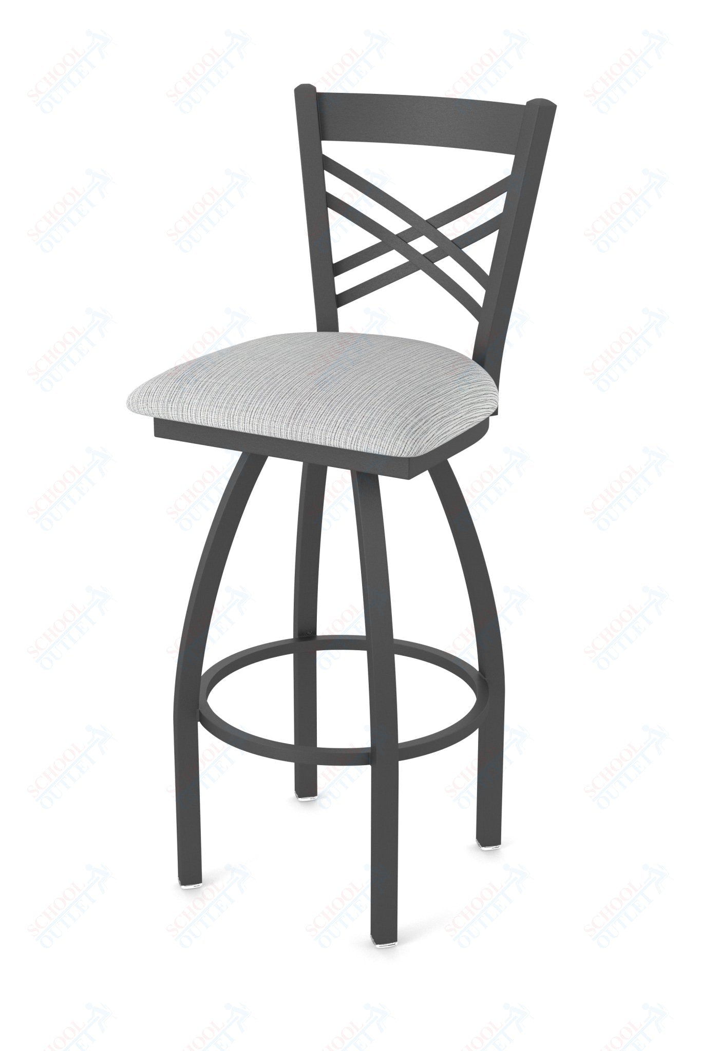 Holland Bar Stool 820 Catalina Swivel Bar Stool Upholstered Seat 36"H (HBS - 820 - BS - UP - 36H) - SchoolOutlet